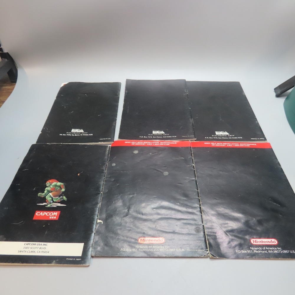 Lot Of 6 Super‎ Nintendo SNES Instructions Manual Booklets - Picture 8 of 8